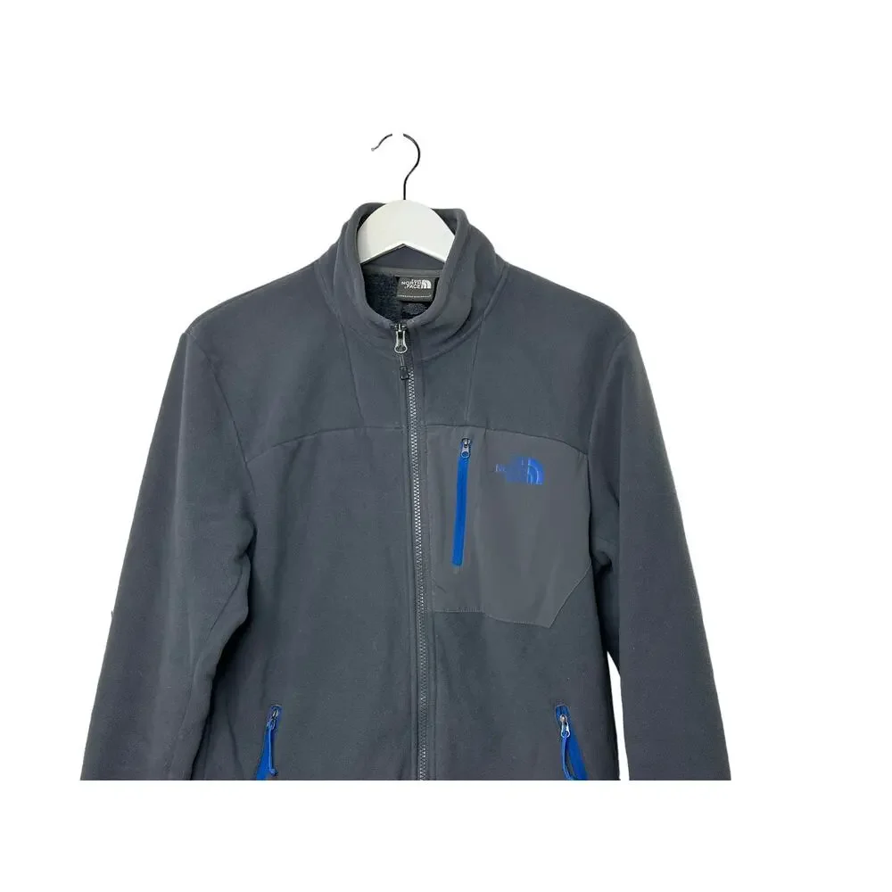 The North Face Gray Chimbarazo Full-Zip Fleece Jacket Men's Small